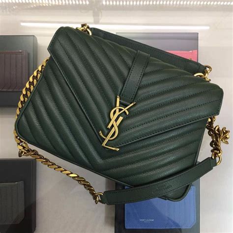 ysl college bag gold|ysl college bag vs loulou.